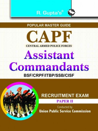 RGupta Ramesh UPSC: CAPF Assistant Commandants Recruitment Exam Guide (Paper-II) English Medium